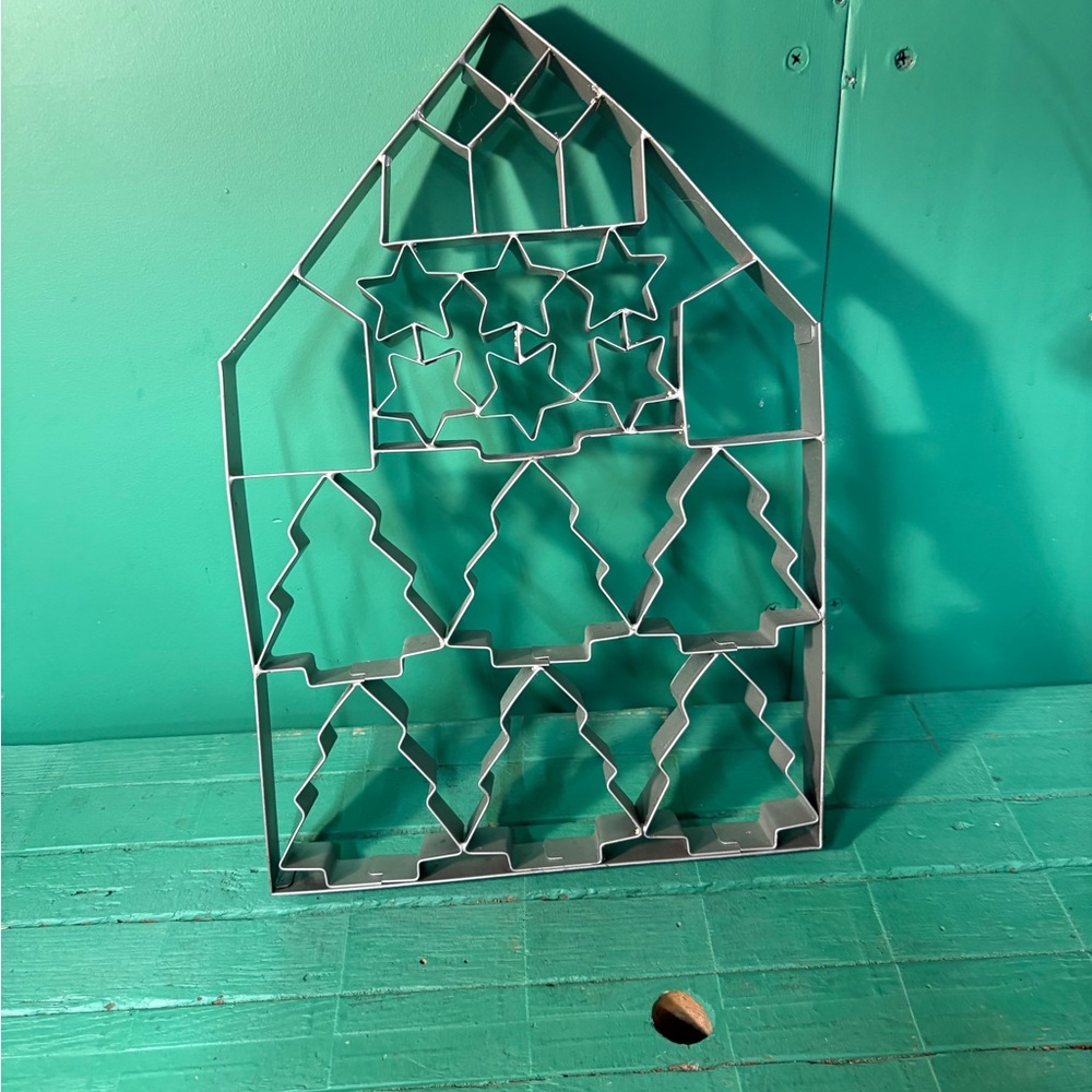 Silver Cookie Cutter Set for Holiday Baking